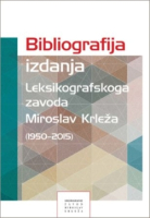 Bibliografija izdanja Leksikografskoga zavoda Miroslav Krleža (1950–2015)