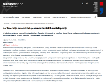 Culturenet konferencija