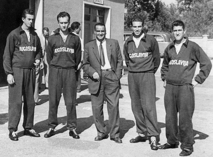 Petar Segvic Mate Trojanovic Davor Jelaska Velimir Valenta Duje Bonacic 1952